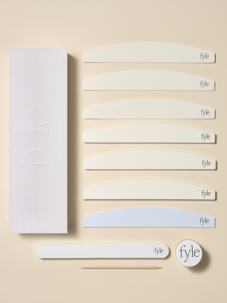 Fyle – Nail, Cuticle & Handcare. Carefully engineered for safe, clean manicures. Nail & Cuticle Care Kit The Complete Kit The Kit – Nail and Cuticle Care Manicure Kit