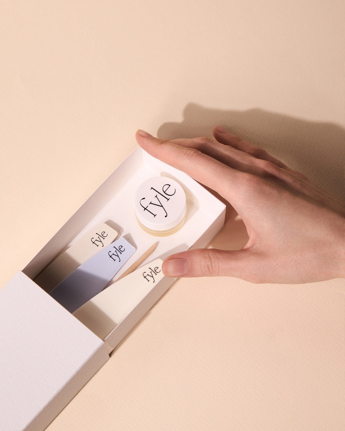 Fyle – Nail, Cuticle & Handcare. Carefully engineered for safe, clean manicures. Nail & Cuticle Care Kit The Kit – Nail and Cuticle Care Manicure Kit