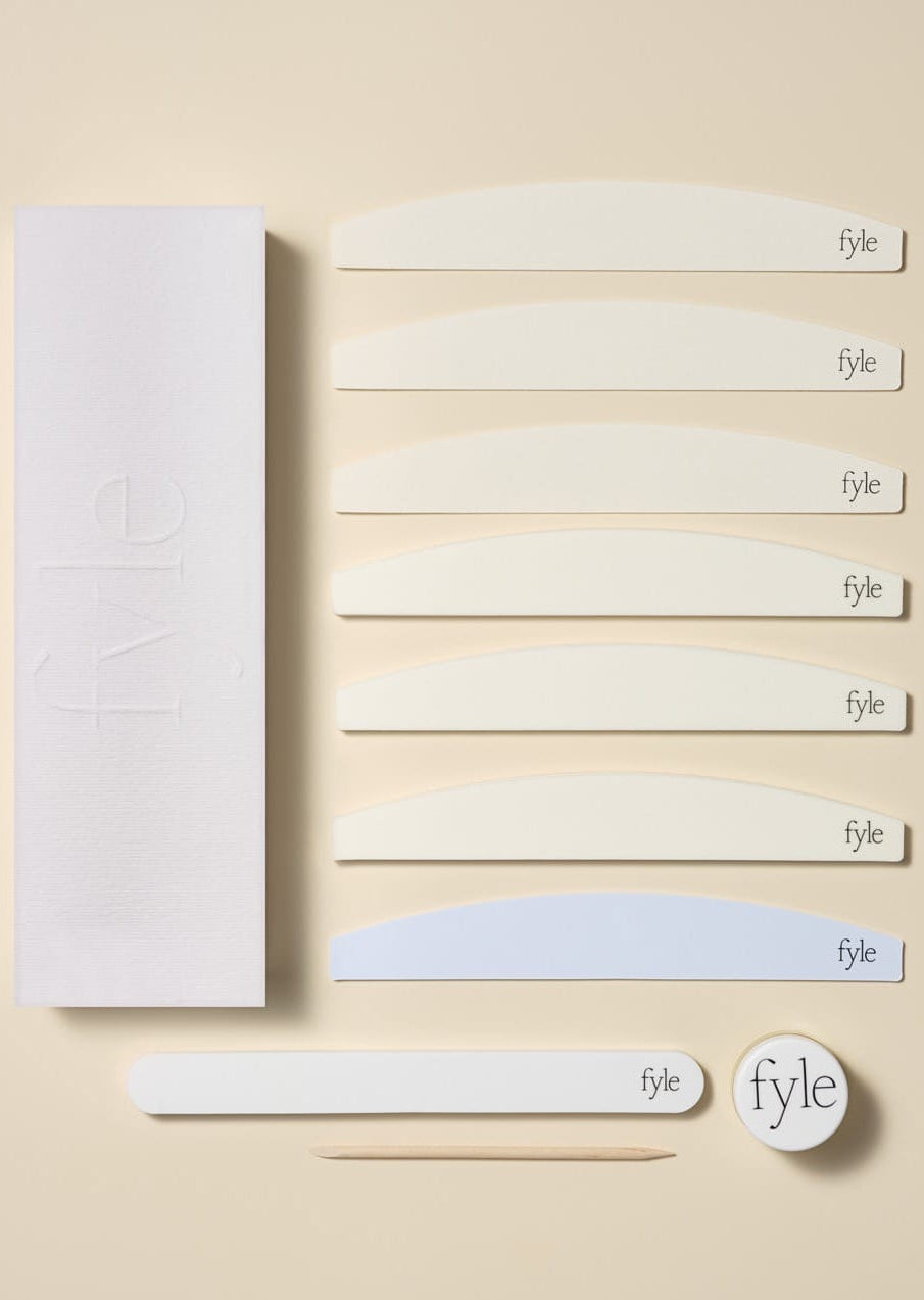 Fyle – Nail, Cuticle & Handcare. Carefully engineered for safe, clean manicures. Nail & Cuticle Care Kit The Complete Kit The Kit – Nail and Cuticle Care Manicure Kit